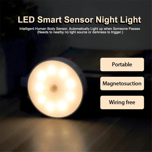 LED Night Light Smart Human Body Sensor with Digital Sensor Head