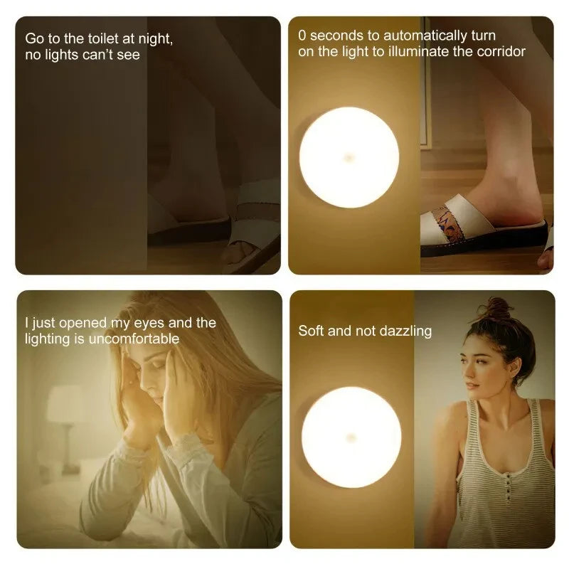 LED Night Light Smart Human Body Sensor with Digital Sensor Head