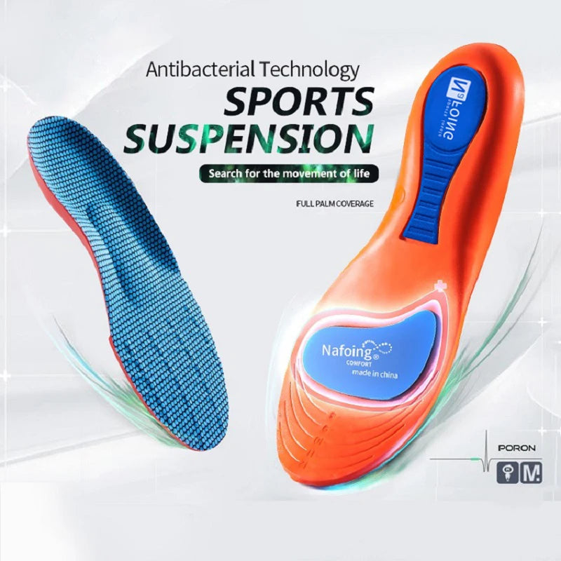 Sport Orthopedic Insoles for Feet Men Women EVA Breathable Shock